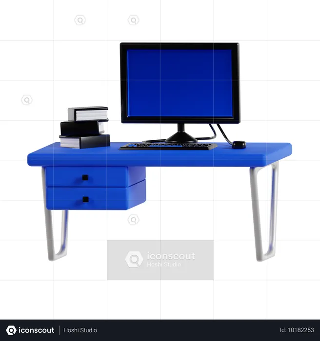 Office Desk  3D Icon