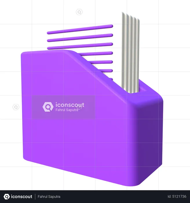 Office Document  3D Icon