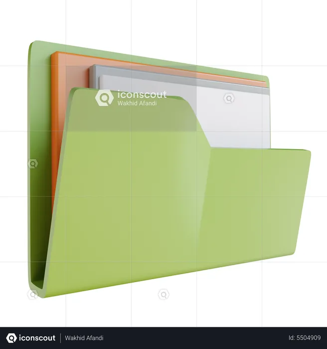 Office Folder  3D Icon