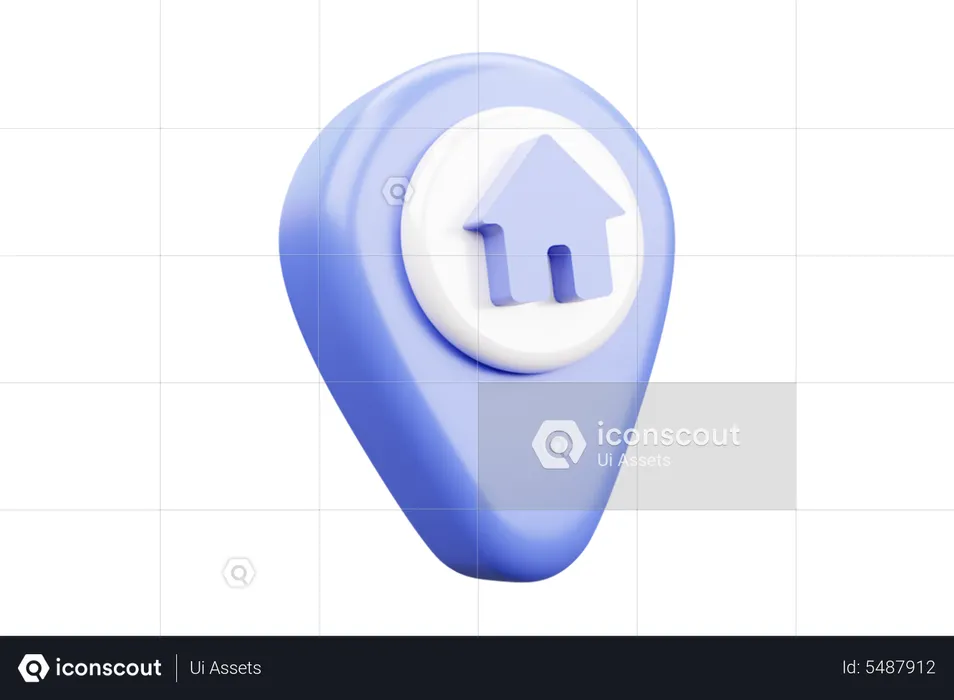 Office Location  3D Icon