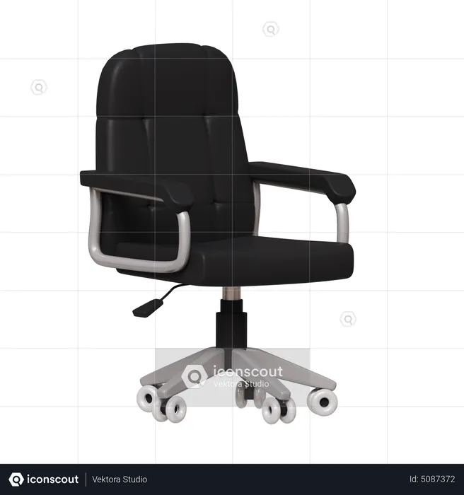 Office Seat  3D Icon