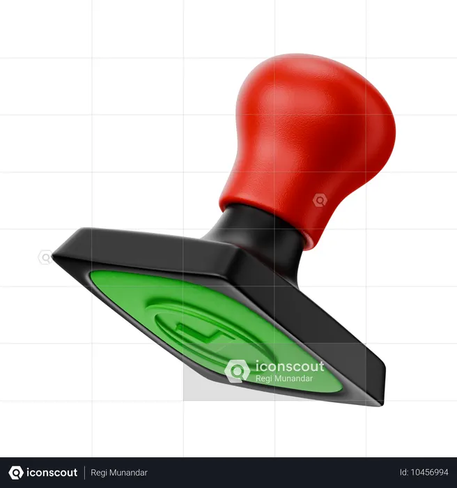 Office Stamp  3D Icon