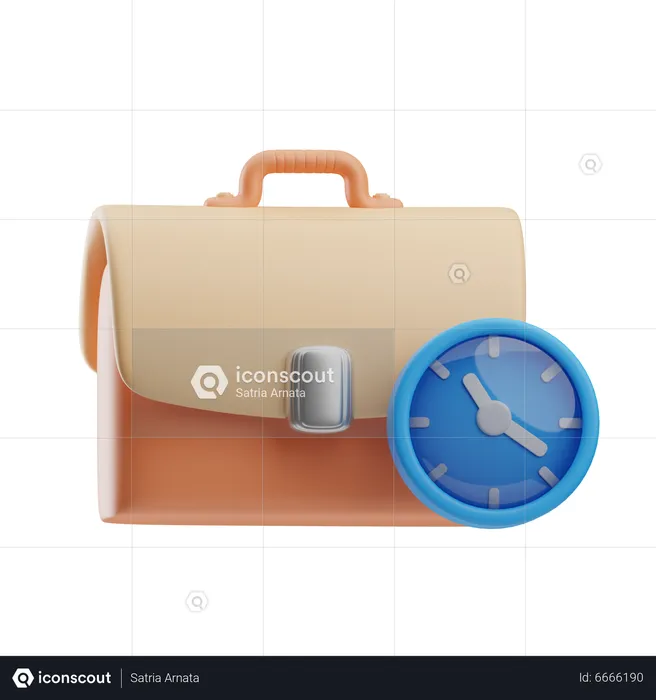 Office Time  3D Icon
