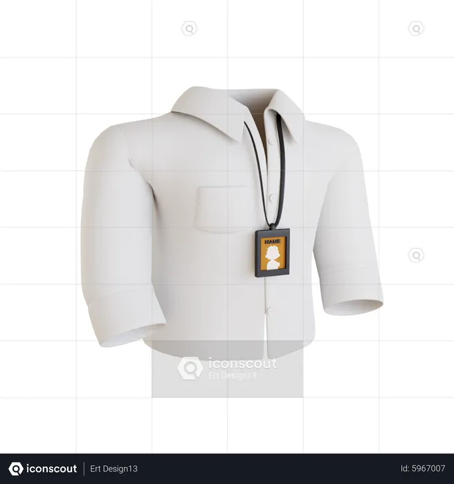 Office Worker Suit  3D Icon