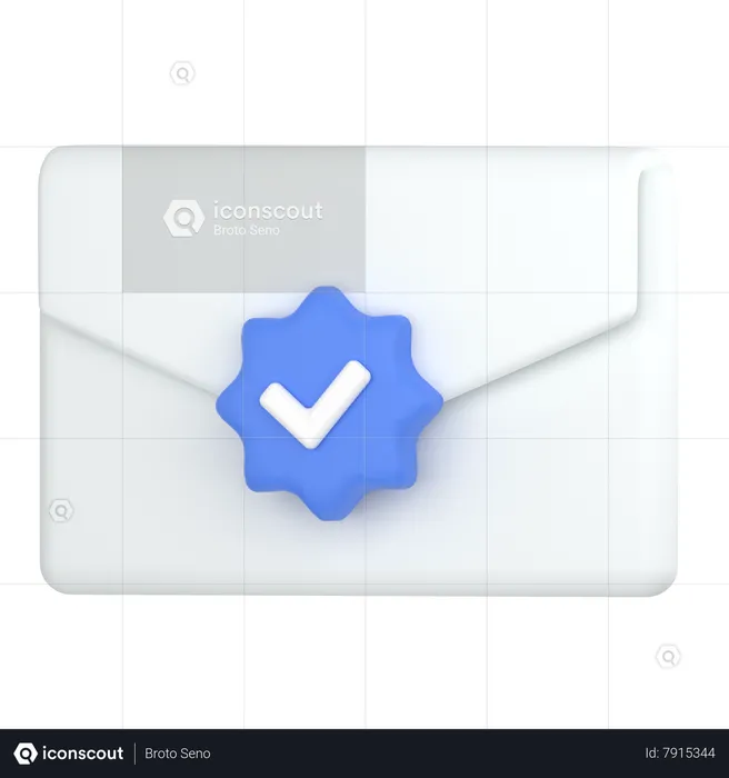 Official email  3D Icon