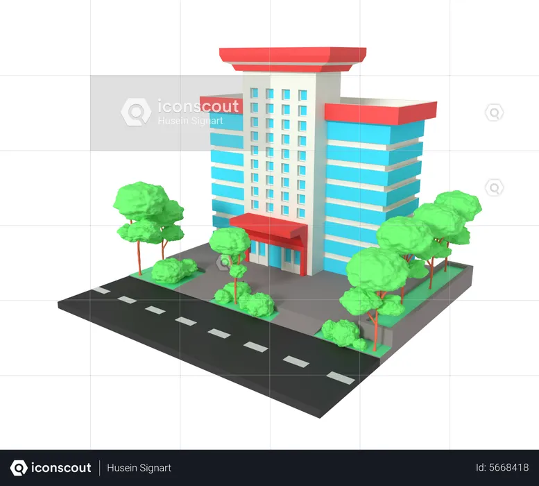 Oficina  3D Illustration