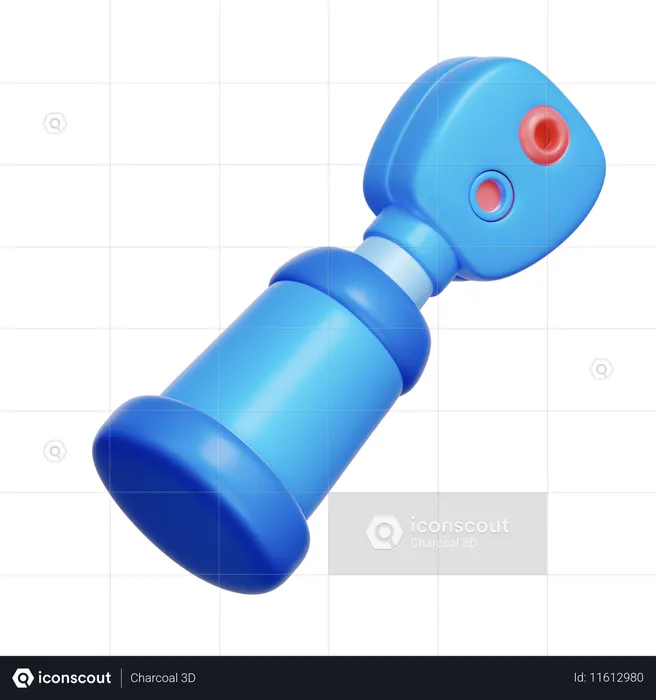 Oftalmoscópio  3D Icon