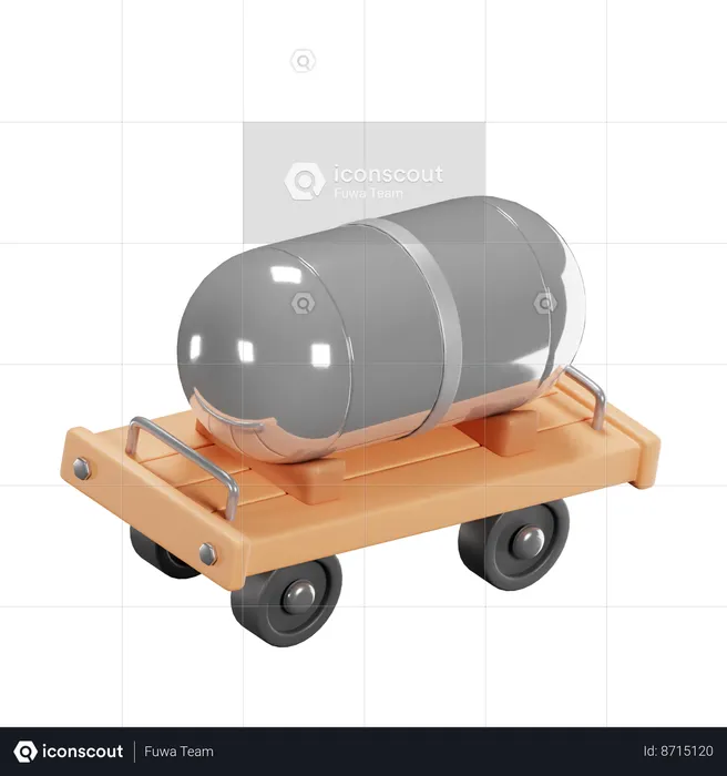 Oil Carriage  3D Icon