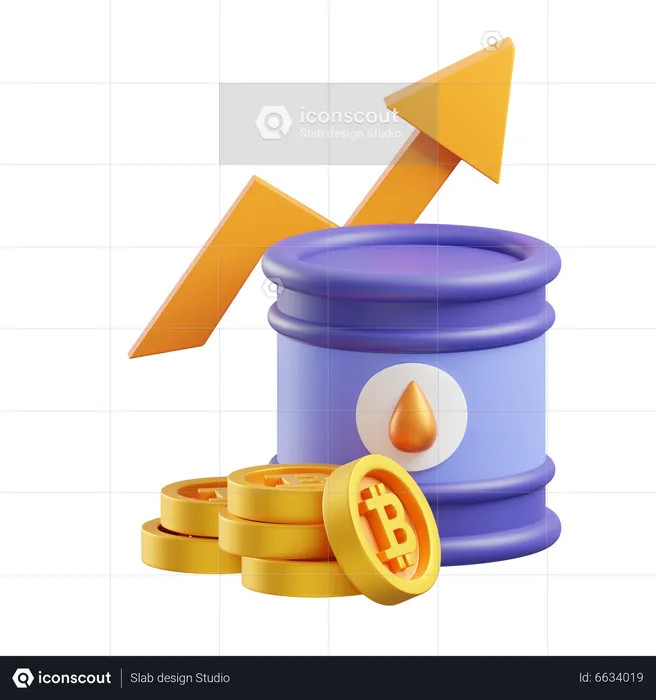 Oil Commodity  3D Icon