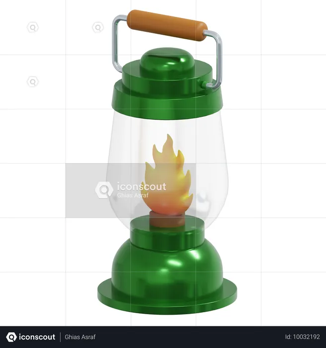 Oil Lantern  3D Icon