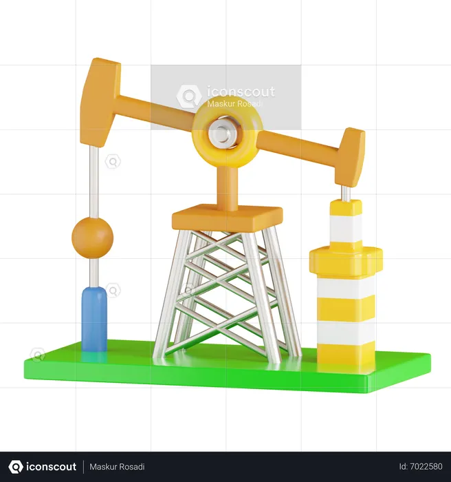 Oil Pump  3D Icon