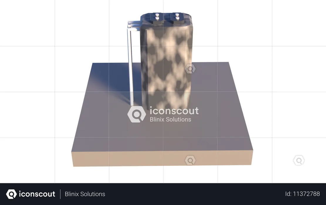 Oil Refinery Big Tanks  3D Icon