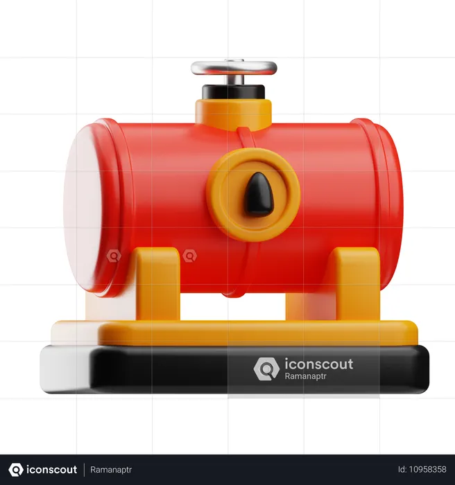 Oil tank  3D Icon