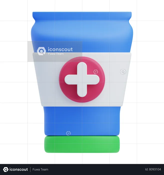 Ointment  3D Icon