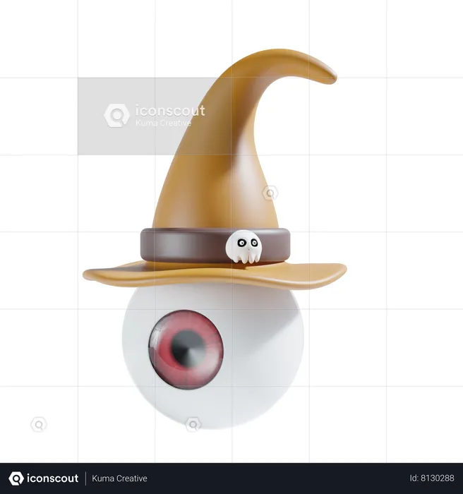 Ojo de halloween  3D Icon