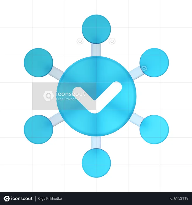 Ok Share  3D Icon