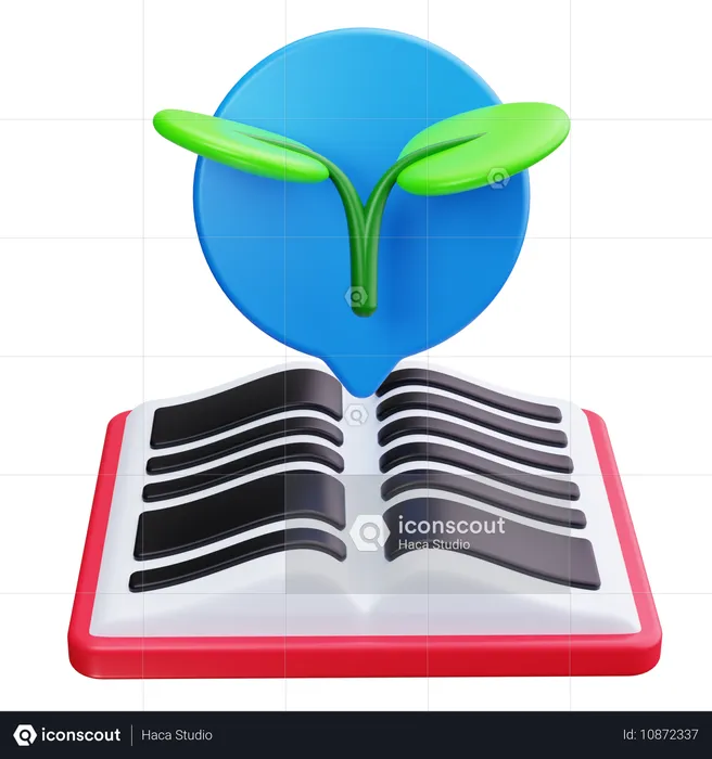 Öko-Buch  3D Icon