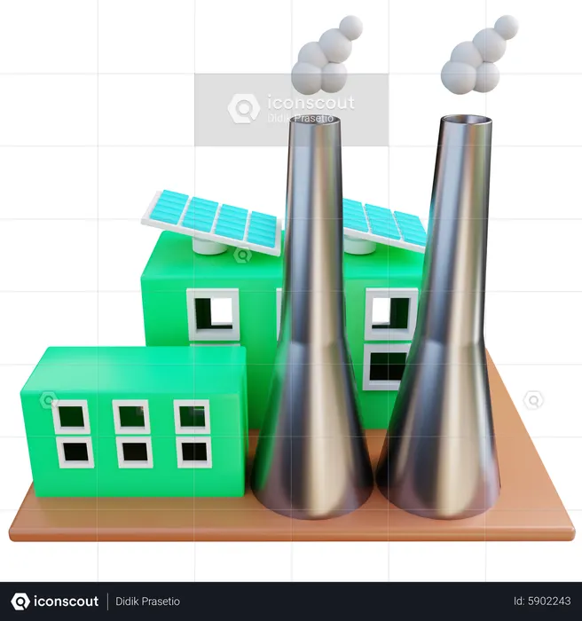 Öko-Fabrik  3D Icon