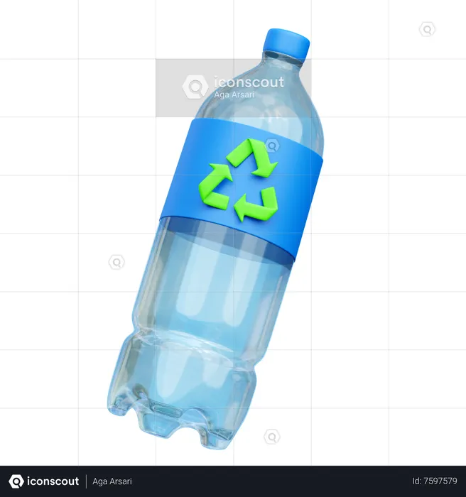 Öko-Flasche  3D Icon