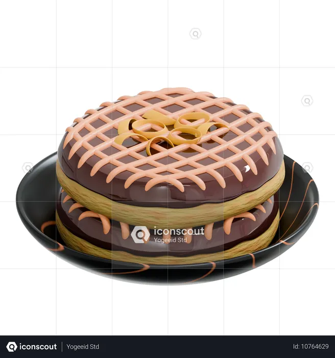 Okonomiyaki  3D Icon