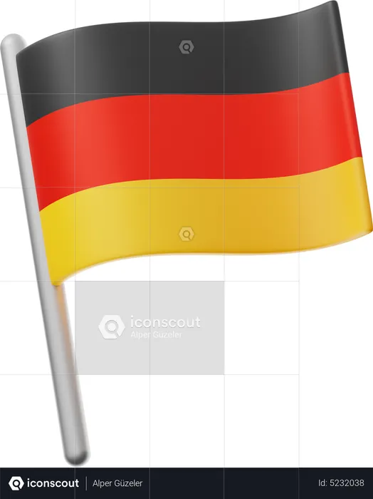 Oktoberfest Flag  3D Icon