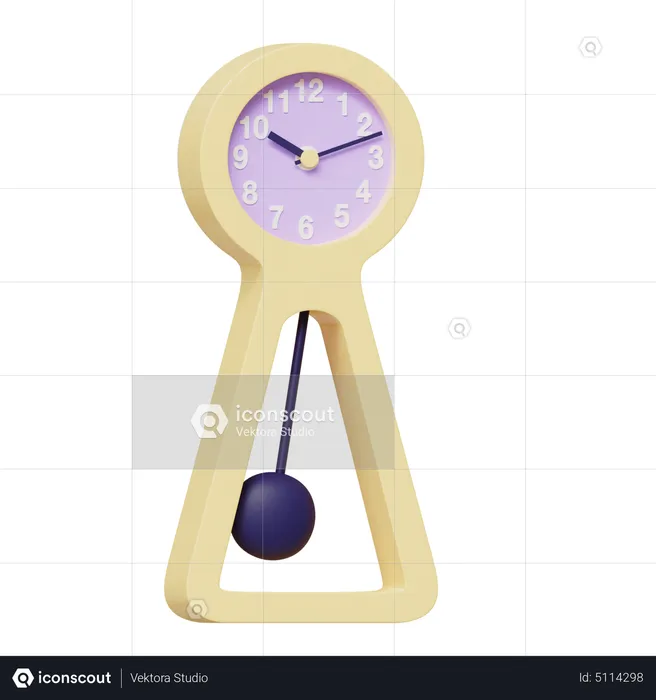 Old Clock  3D Icon