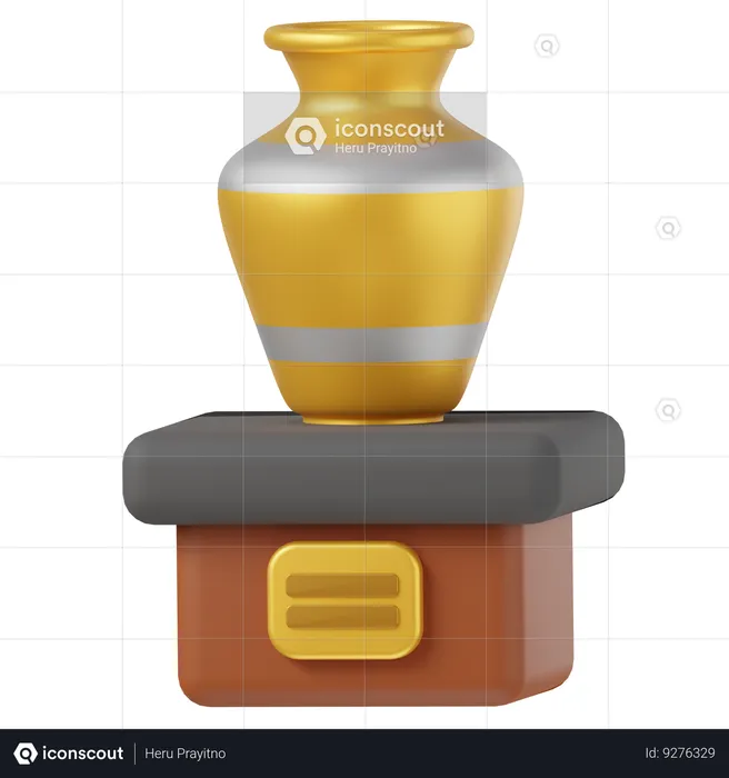 Old Vase  3D Icon