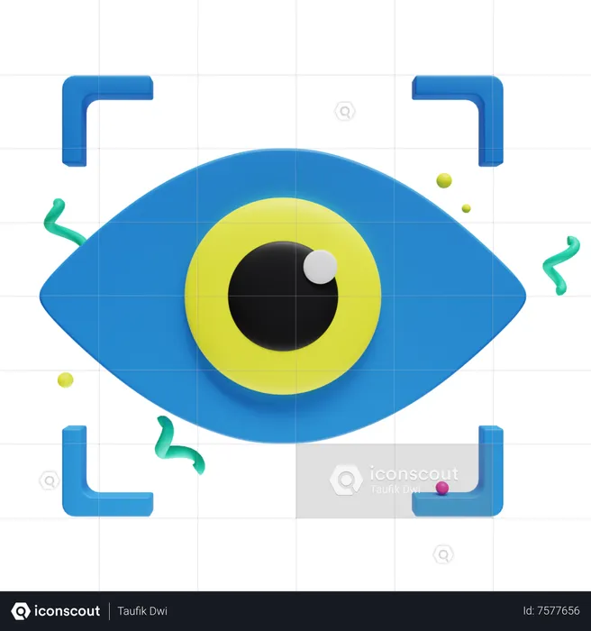 Olho  3D Icon