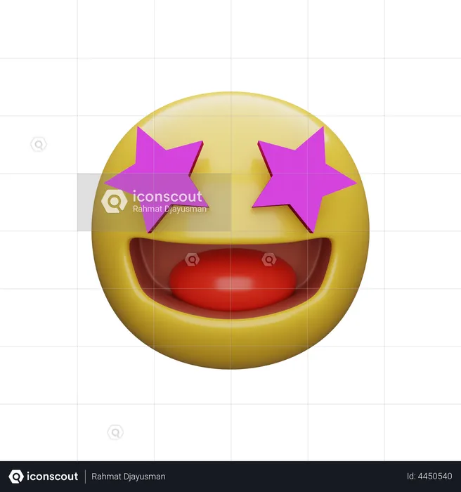 Olho de estrela Emoji 3D Emoji