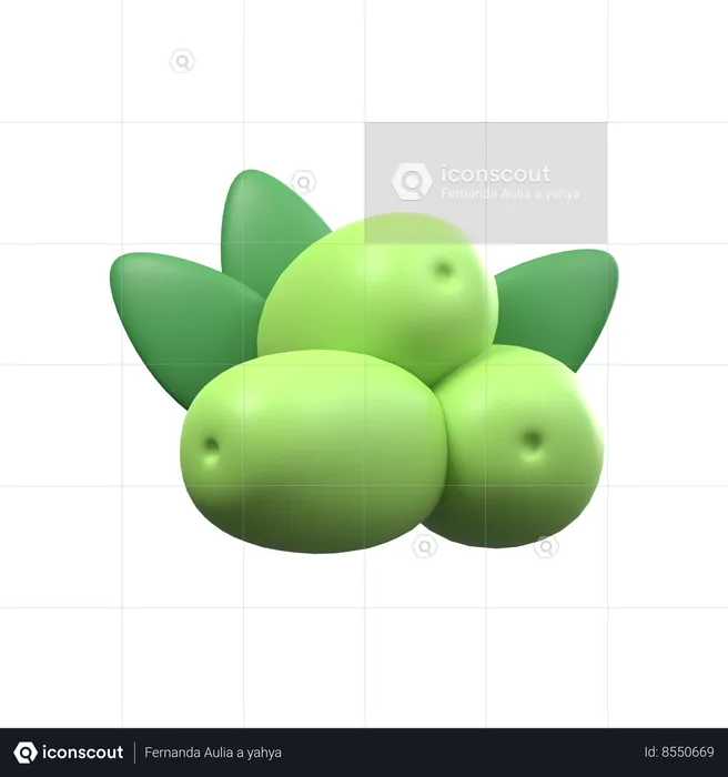 Aceituna  3D Icon