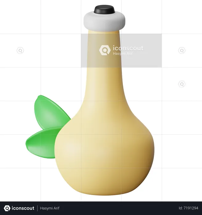 Olive Oil  3D Icon