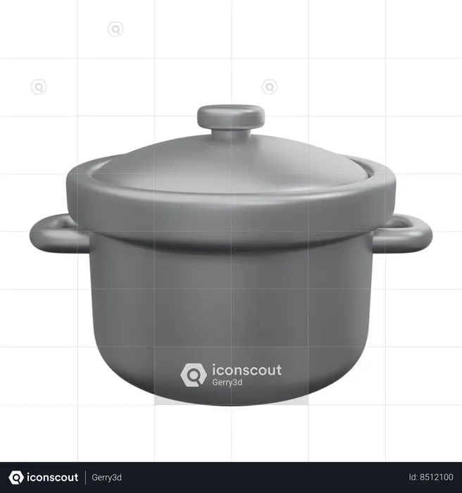 Olla  3D Icon