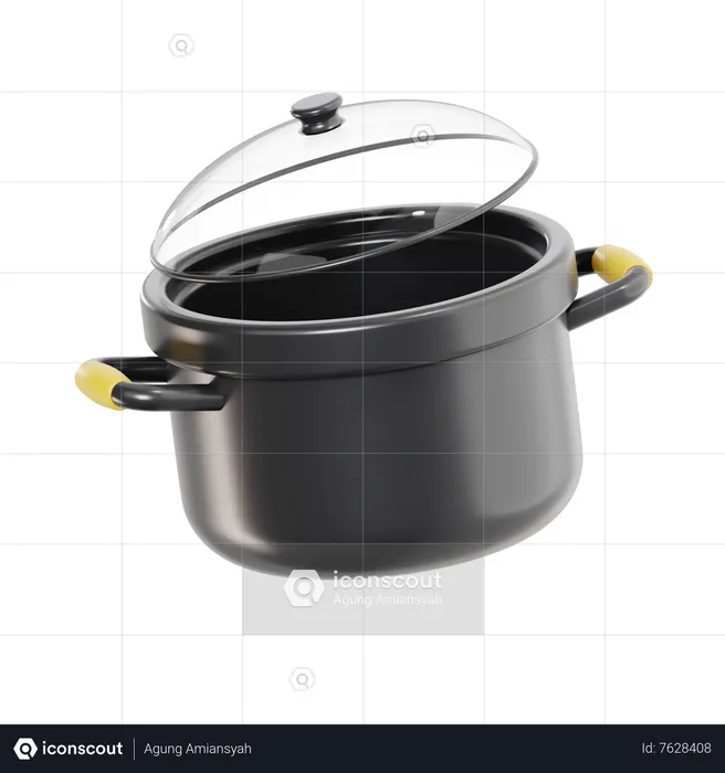 Olla de cocina  3D Icon