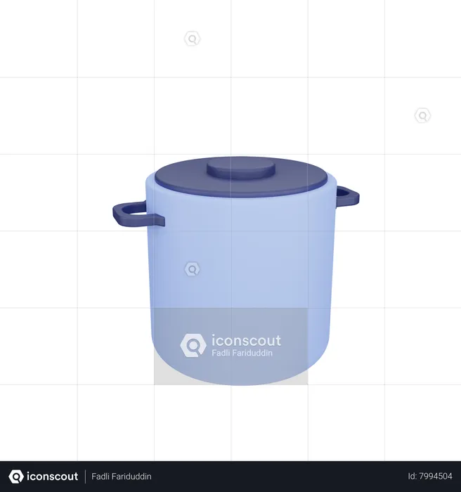 Olla de cocina  3D Icon