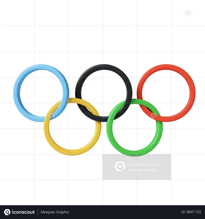 Olympic Games Logo  3D Icon