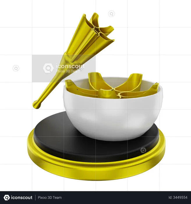 Olympic Torch  3D Illustration