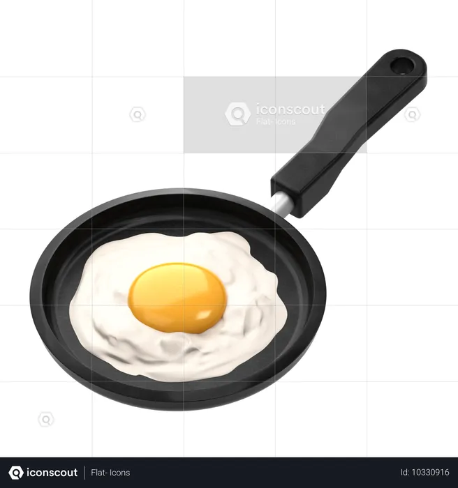 Omelette  3D Icon