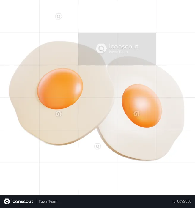 Omelette  3D Icon