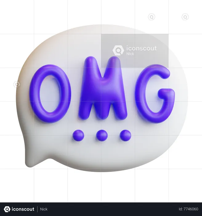 OMG Emoji 3D Icon