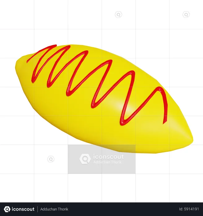 Omurice  3D Icon