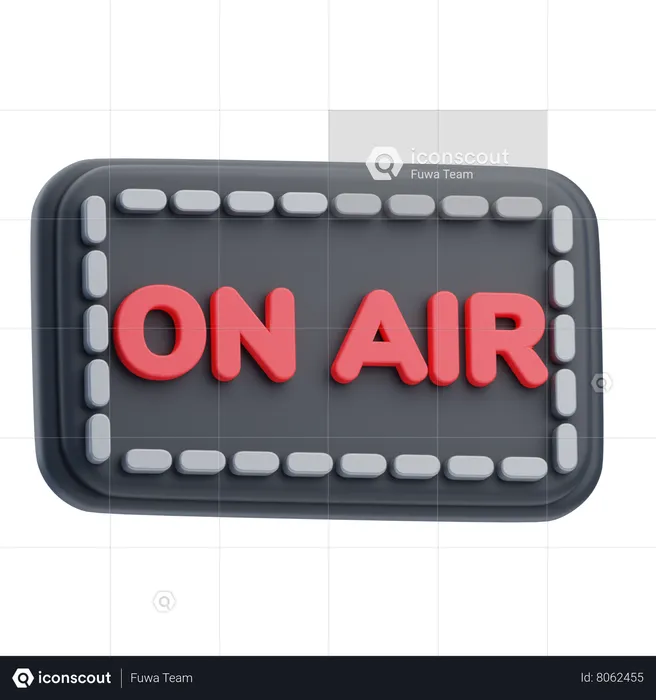 On Air  3D Icon