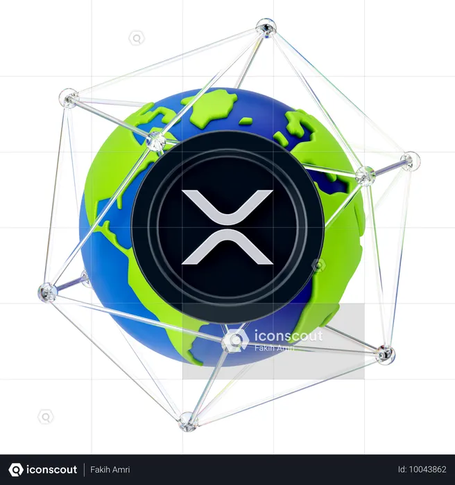 Ondulação global  3D Icon