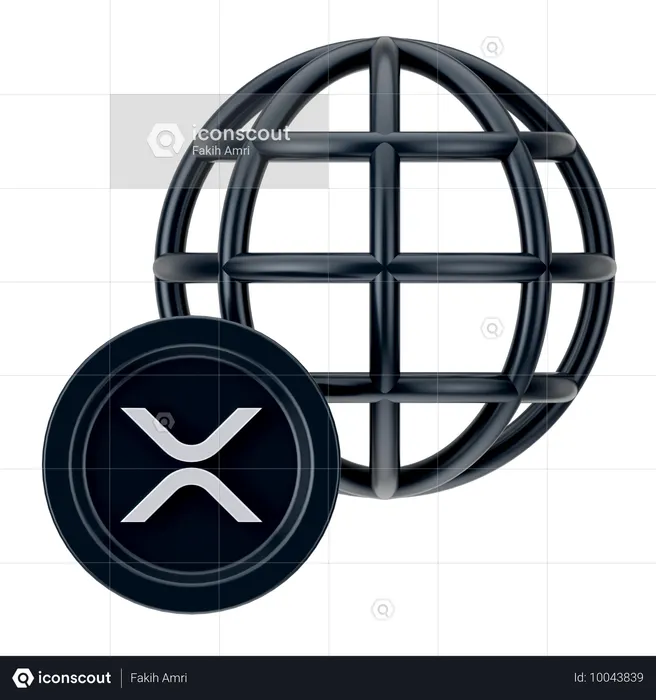 Ondulação global  3D Icon