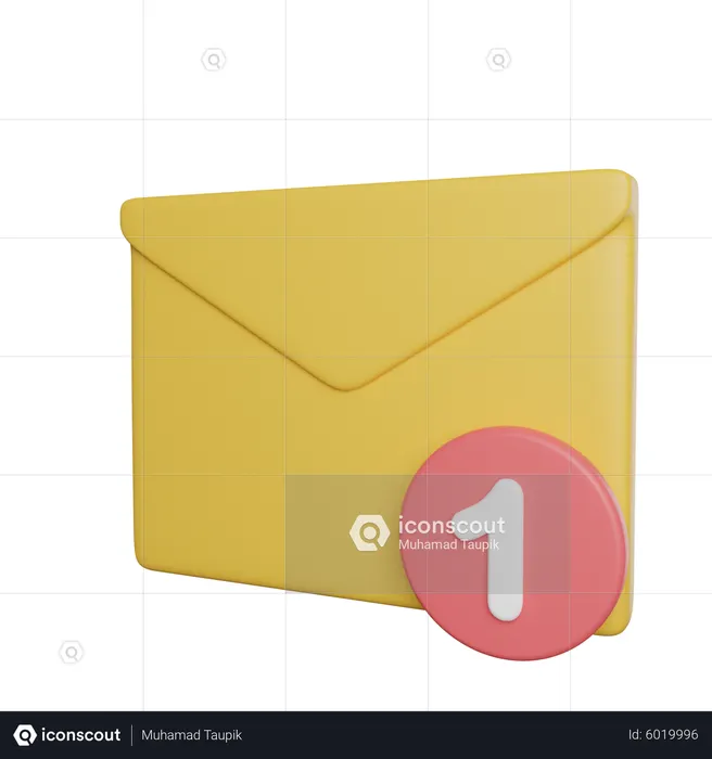 One Mail  3D Icon
