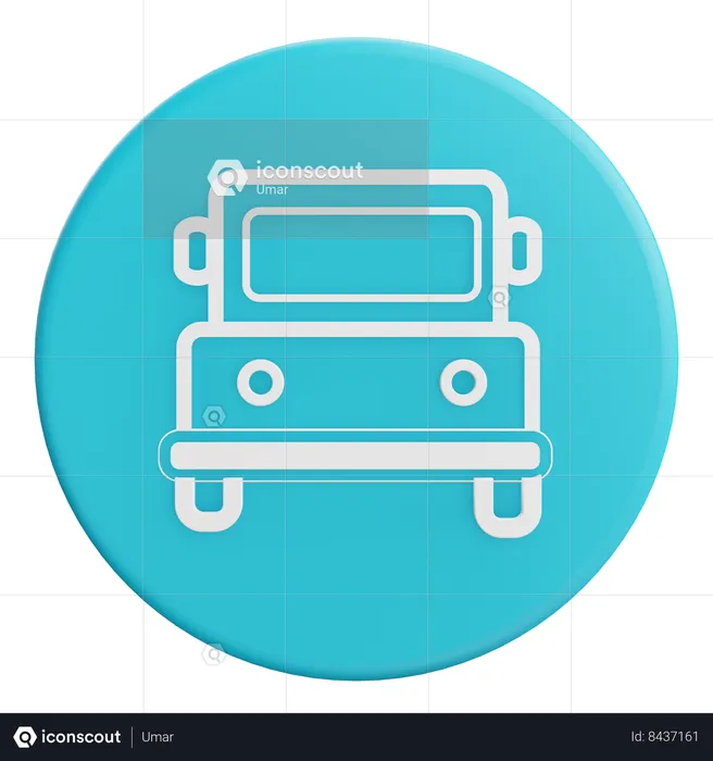 Ônibus  3D Icon