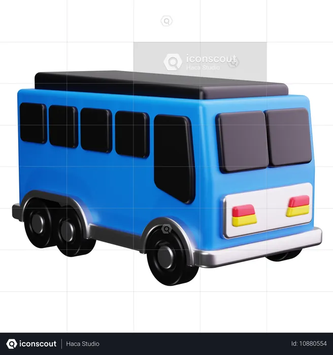 Ônibus escolar  3D Icon