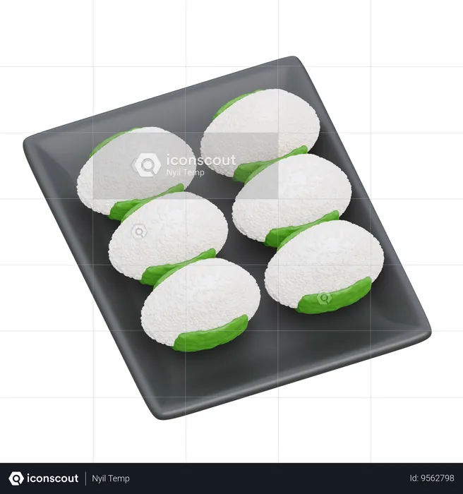 Onigiri3  3D Icon