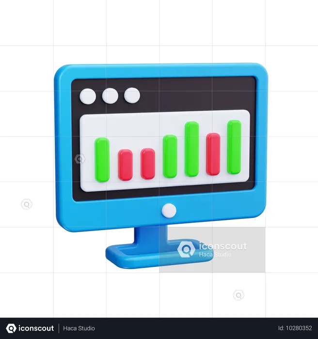 Online Analysis  3D Icon