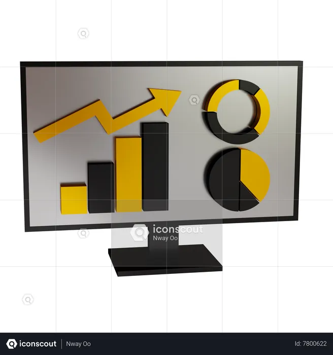 Online Analysis  3D Icon