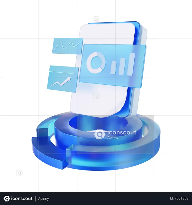 Online Analysis  3D Icon